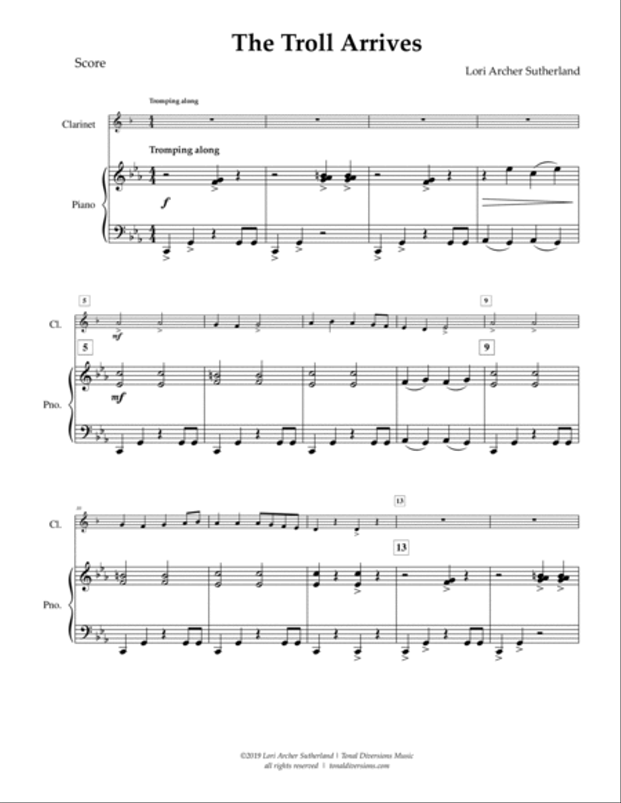 The Troll Arrives The Troll Arrives Chamber Music scores gallery preview page 2