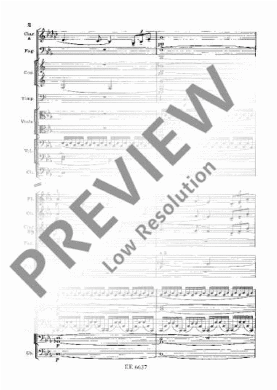 Symphony No. 2 C minor Orchestra scores gallery preview page 11
