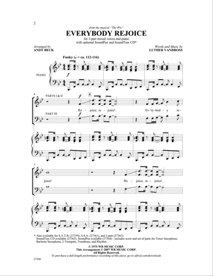 Everybody Rejoice 3-Part scores gallery preview page 2