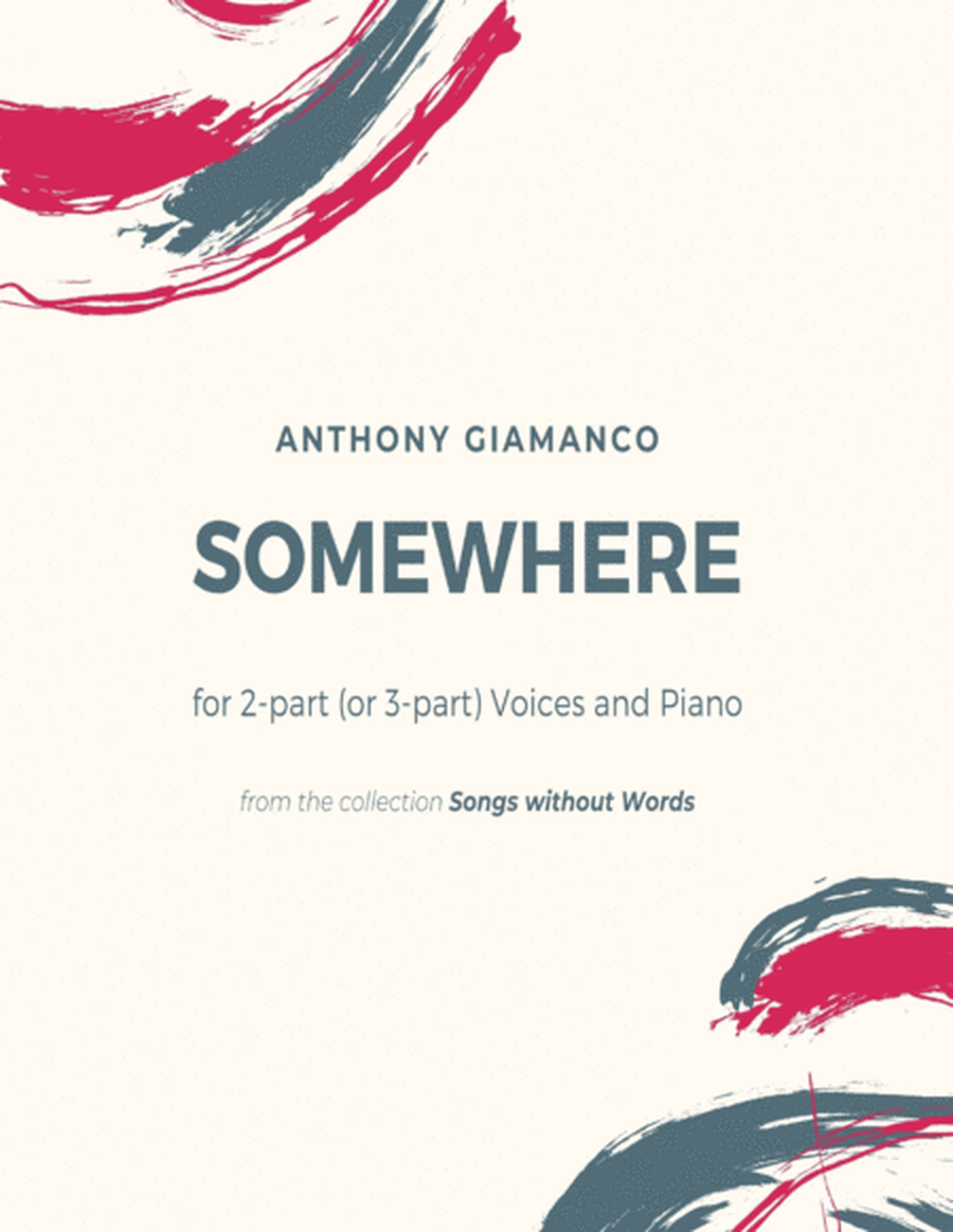 Somewhere (2-part or 3-part choir and piano) image number null