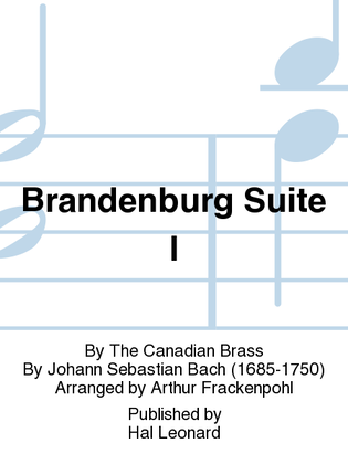 Book cover for Brandenburg Suite I