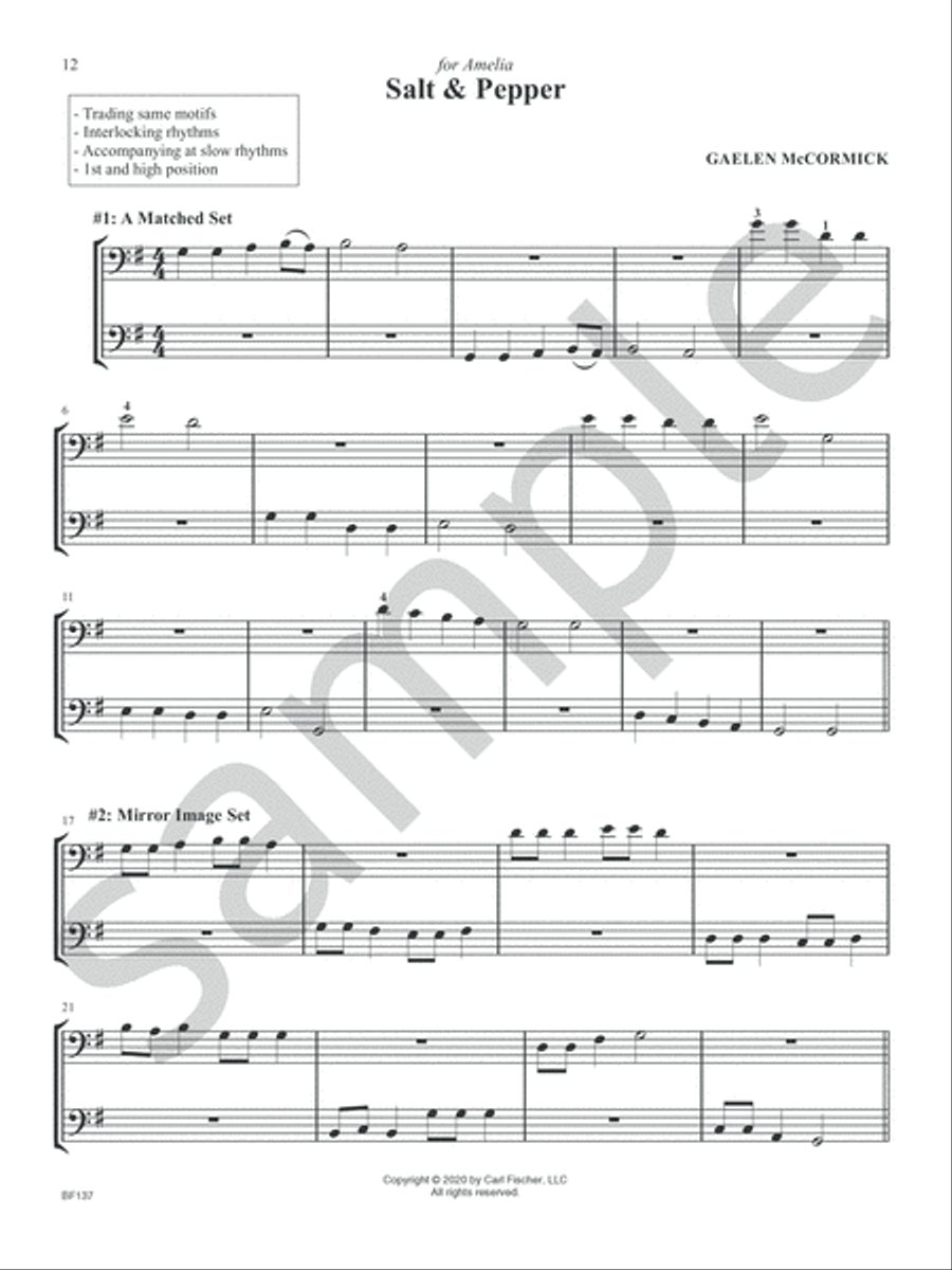 Double Trouble String Duet scores gallery preview page 8