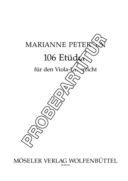 106 etudes for the viola lessons