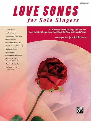 Book cover for Love Songs for Solo Singers