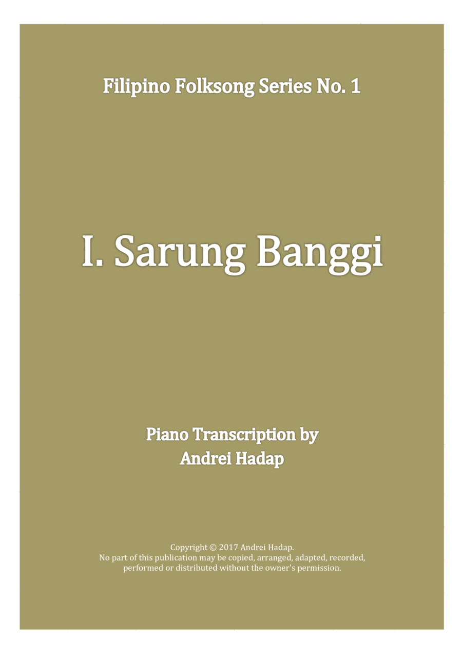 Filipino Folksong Series 1 - Arranged for Piano Solo Piano Solo scores gallery preview page 1