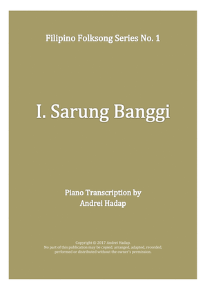 Book cover for Filipino Folksong Series 1 - Arranged for Piano Solo
