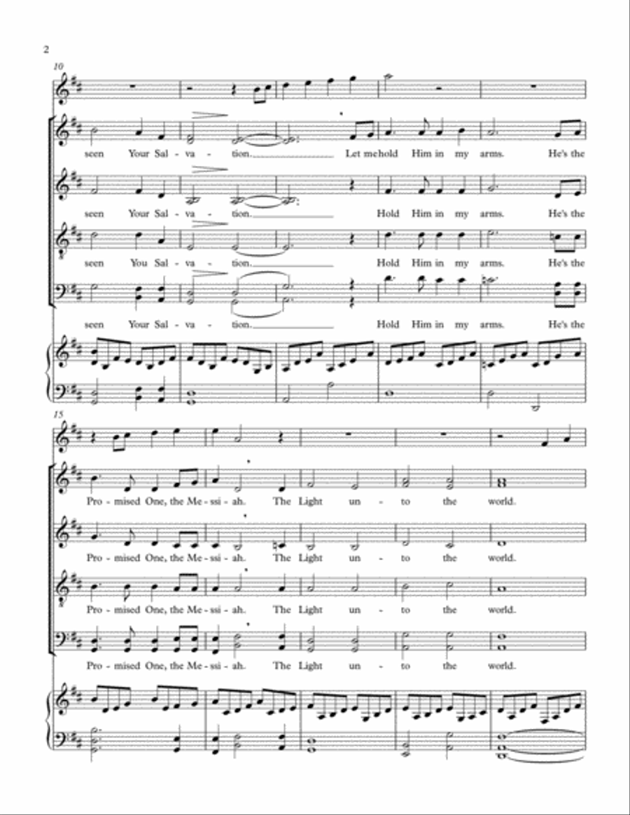 Song Of Simeon Song Of Simeon Flute Solo scores gallery preview page 2