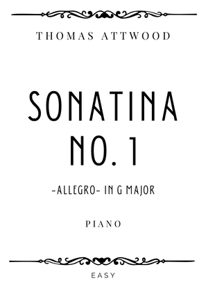 Attwood - Allegro from Sonatina No. 1 in G Major - Easy