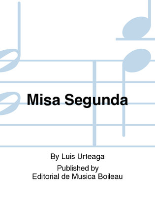 Book cover for Misa Segunda
