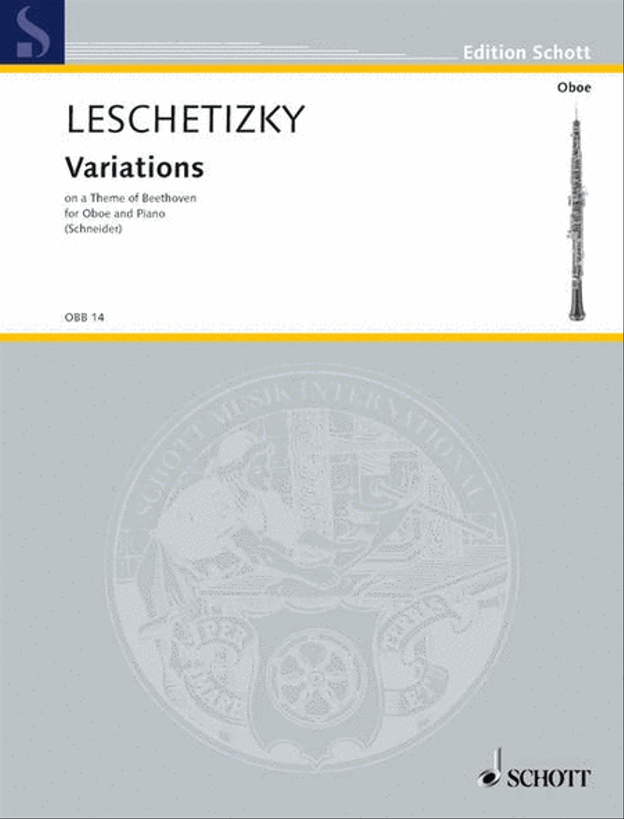 Variations on a Theme by Beethoven Piano Accompaniment scores gallery preview page 1