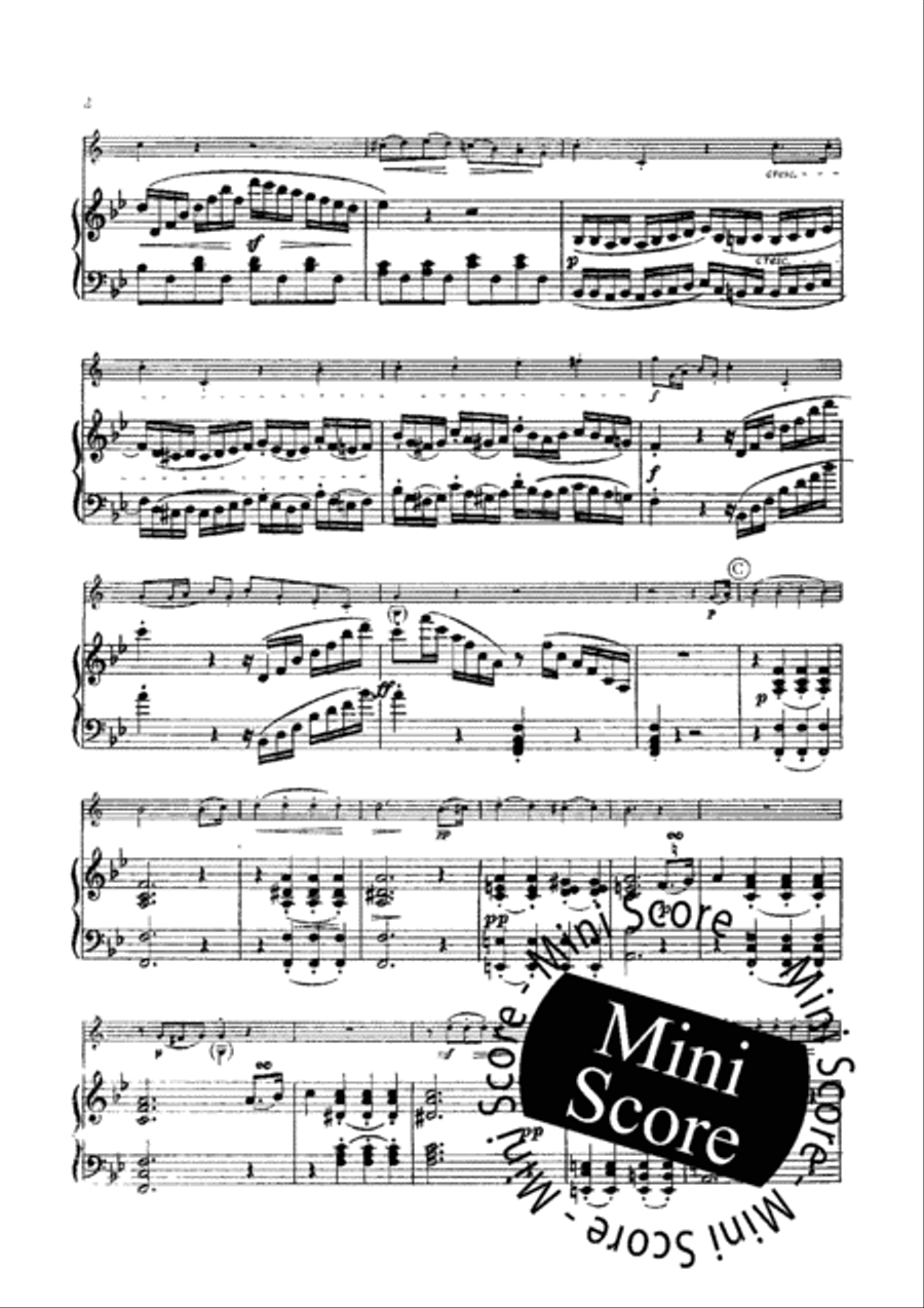 Sonata Opus 17 Baritone Horn scores gallery preview page 4