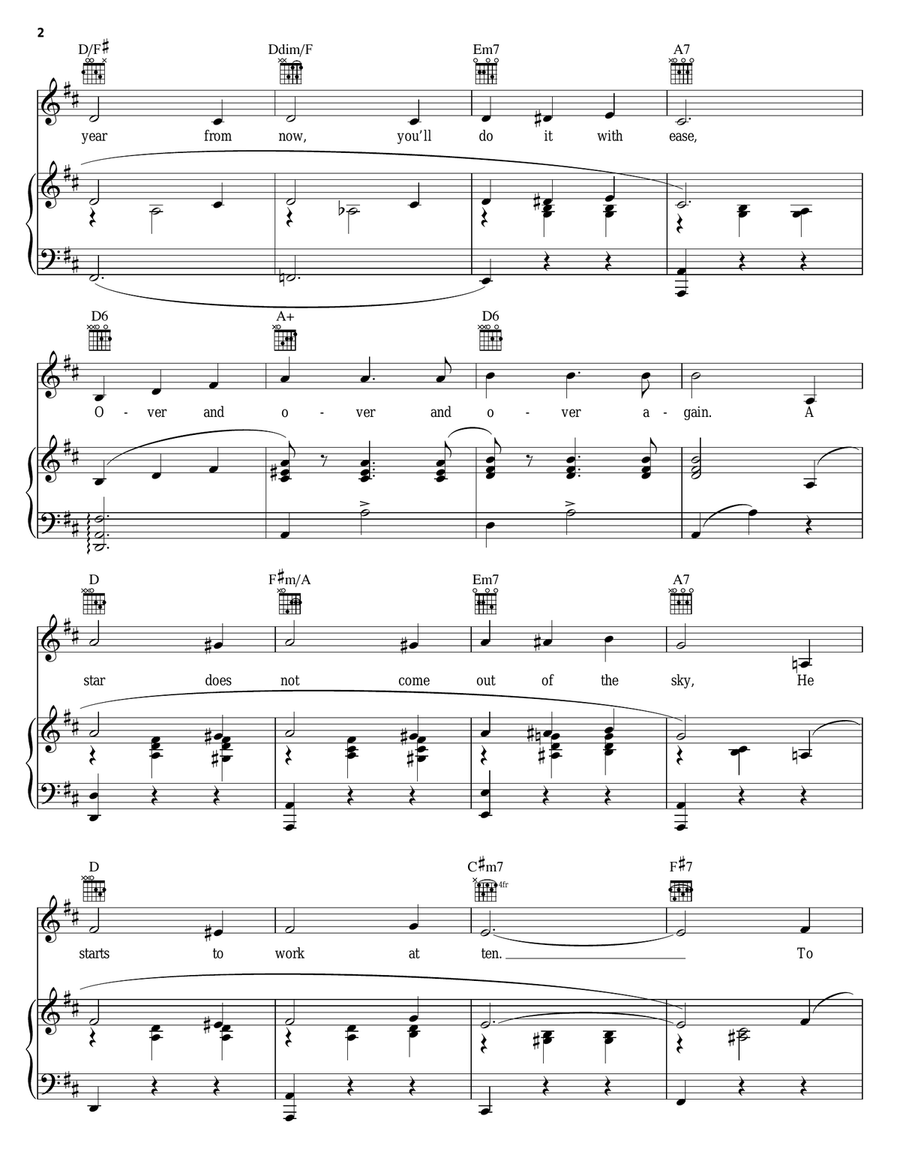 Over And Over Again Over And Over Again Piano, Vocal, Guitar scores gallery preview page 2