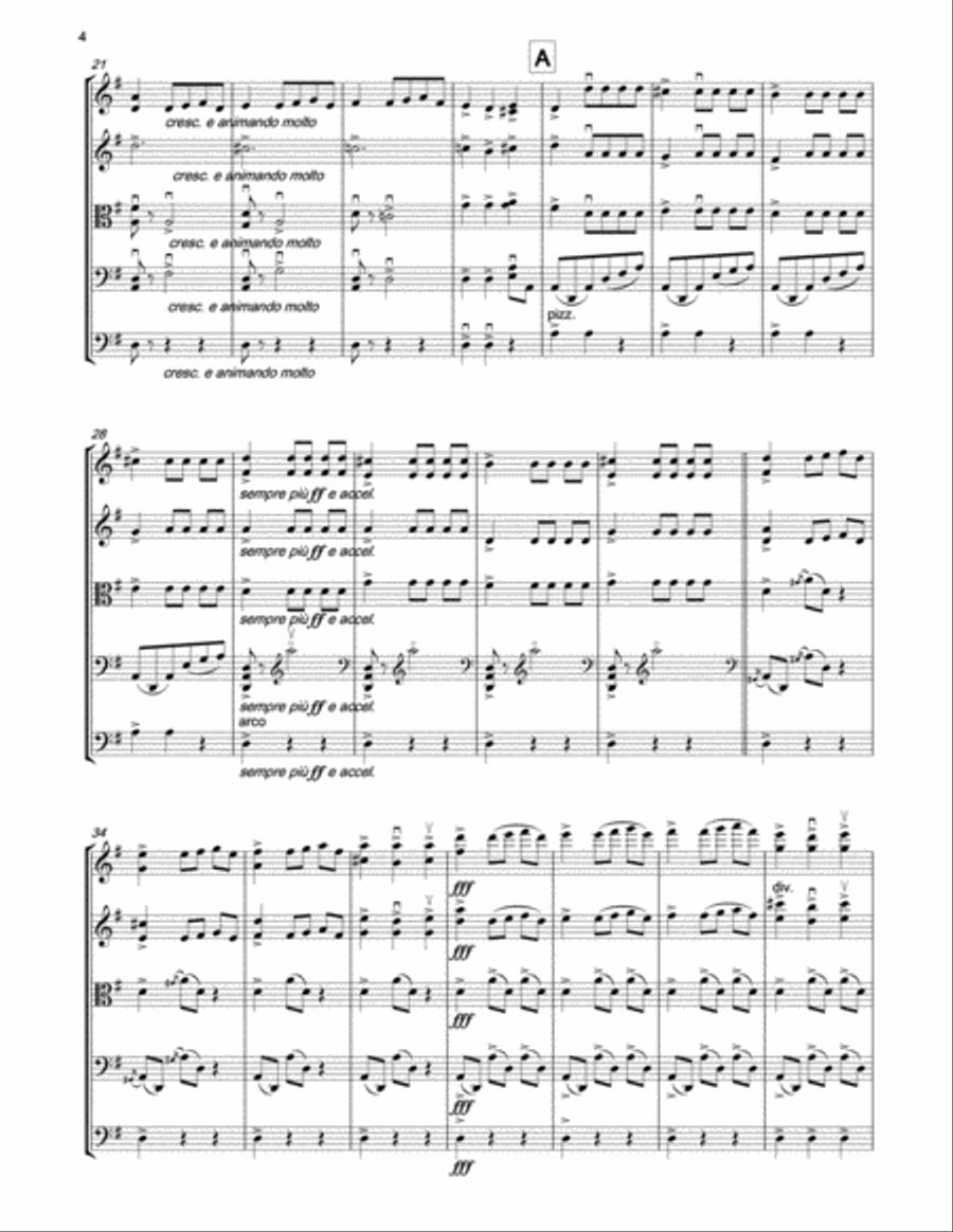 GRANADOS Aragonesa (Jota)(Spanish Dance Op.37 No.6) String Orchestra scores gallery preview page 3