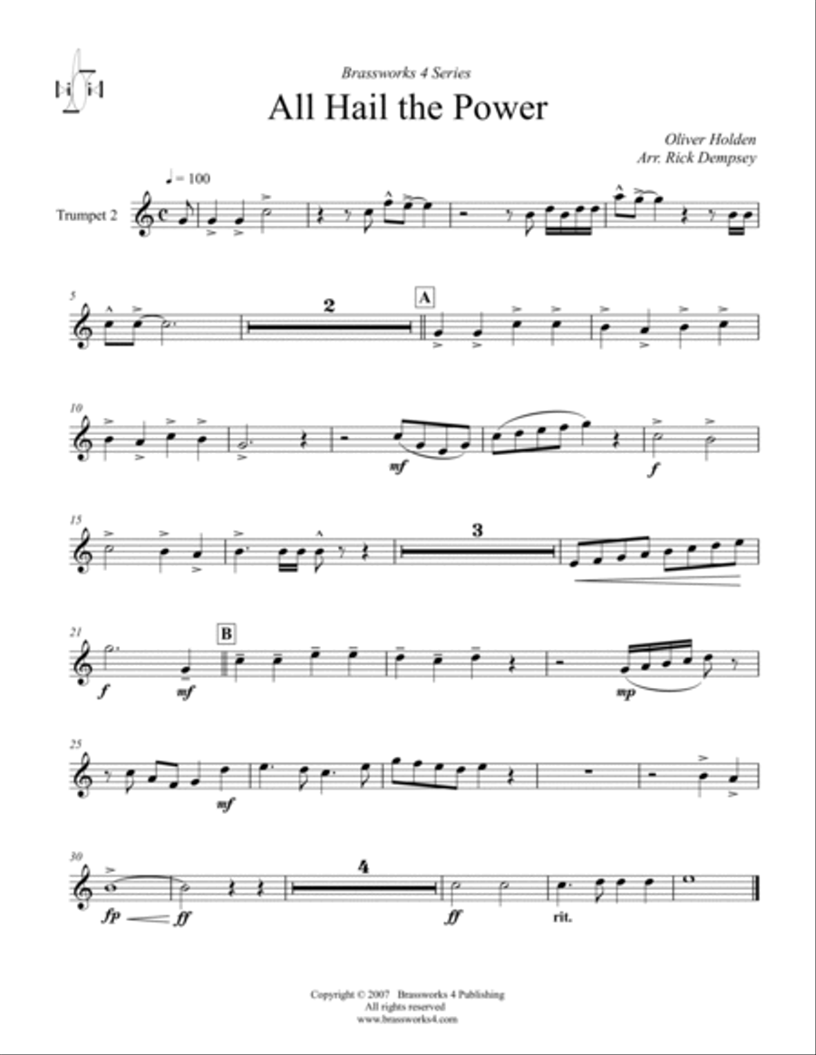 All Hail the Power Trumpet scores gallery preview page 6