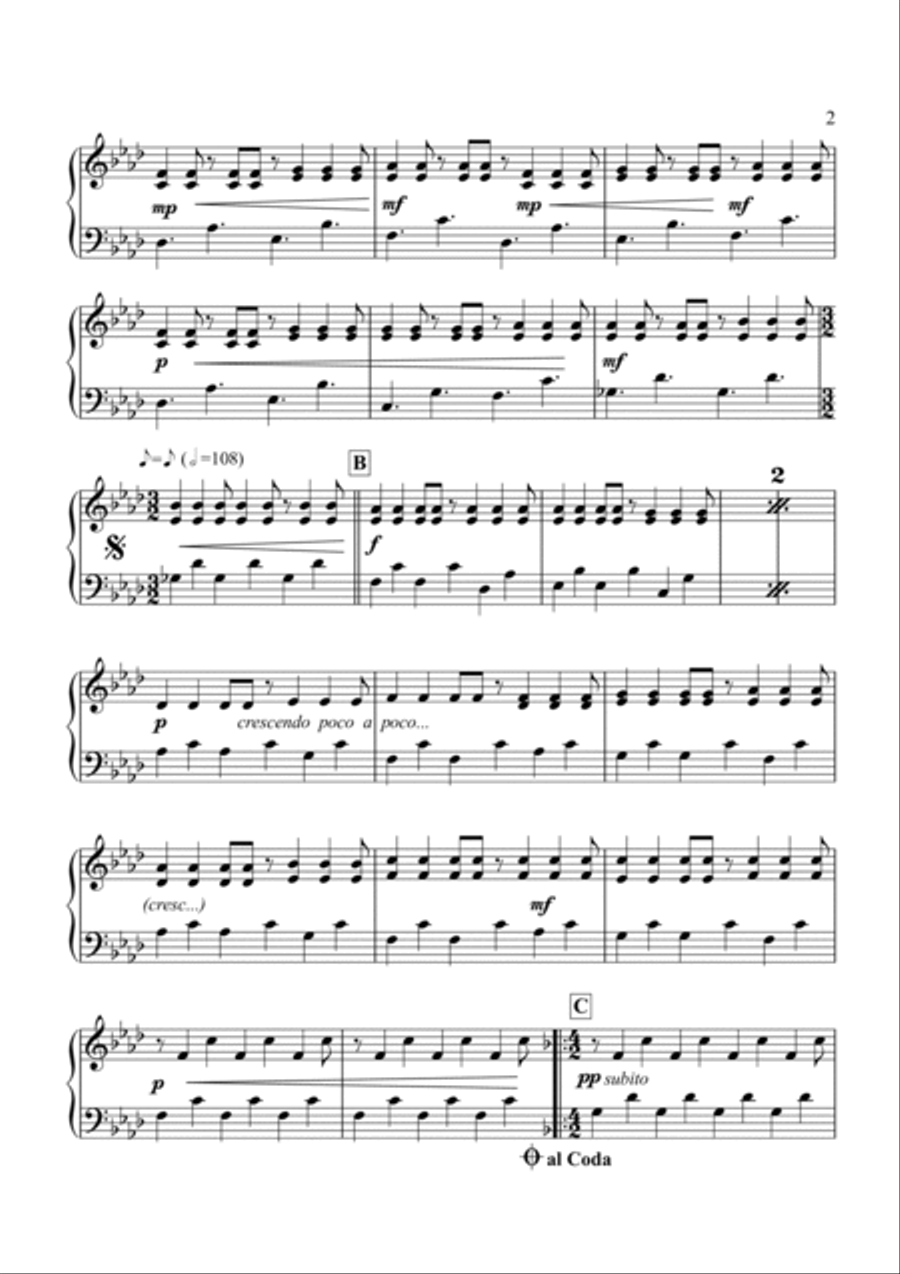 Old Djenné - Marimba Solo Marimba scores gallery preview page 2