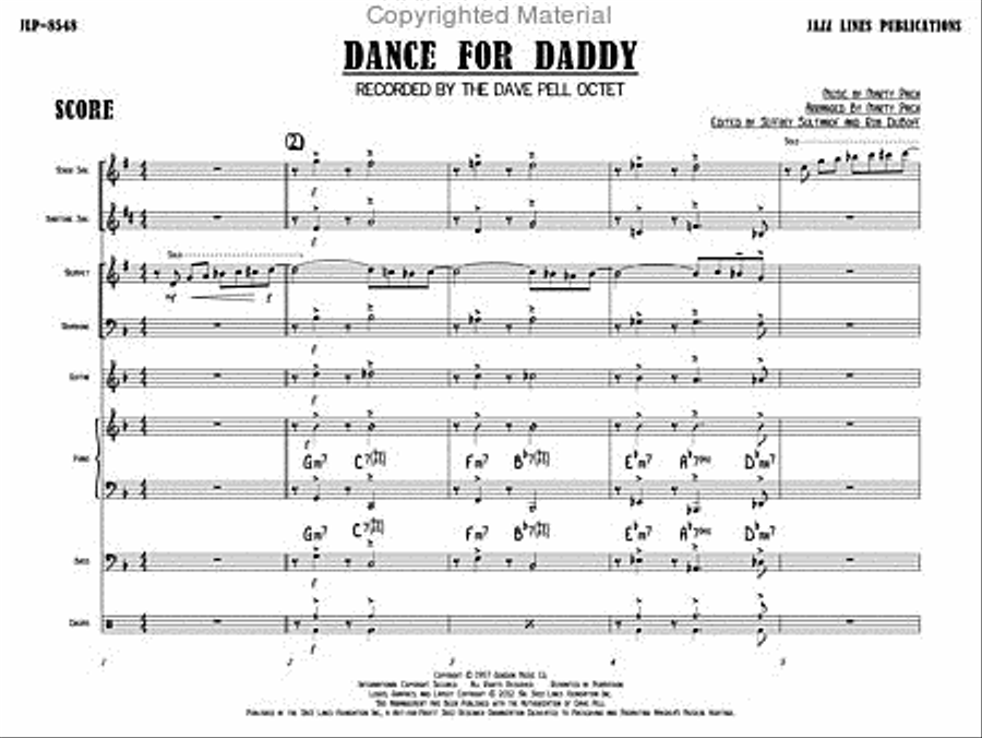 Dance For Daddy Chamber Music scores gallery preview page 4