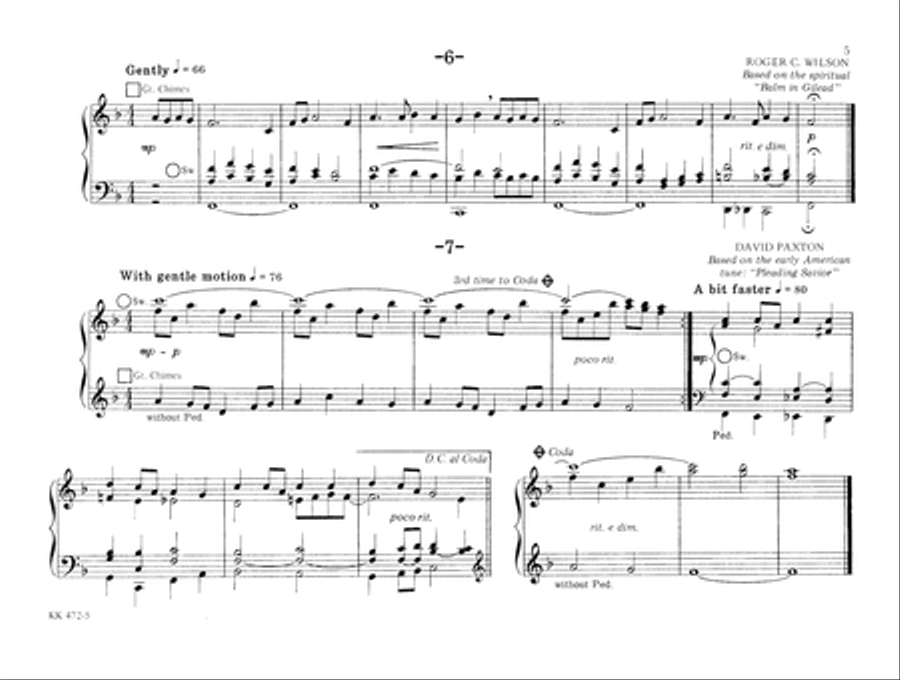 Chime Interludes Organ scores gallery preview page 5