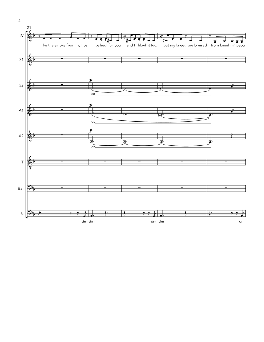 Joke's On You Divisi scores gallery preview page 4