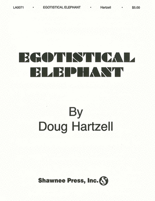 Book cover for Egotistical Elephant Bass Clef Instrument