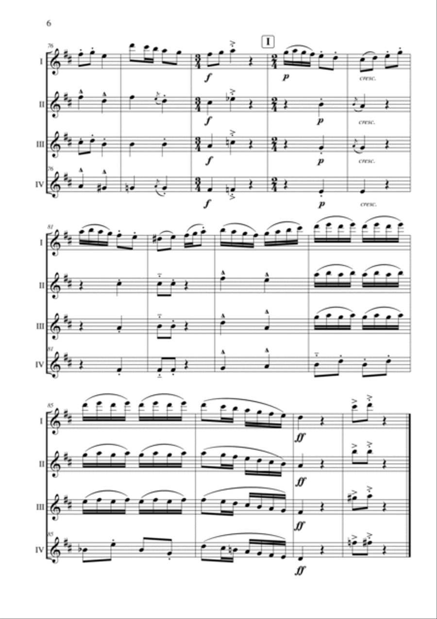 The Rakes of Mallow The Rakes of Mallow Flute Quartet scores gallery preview page 6