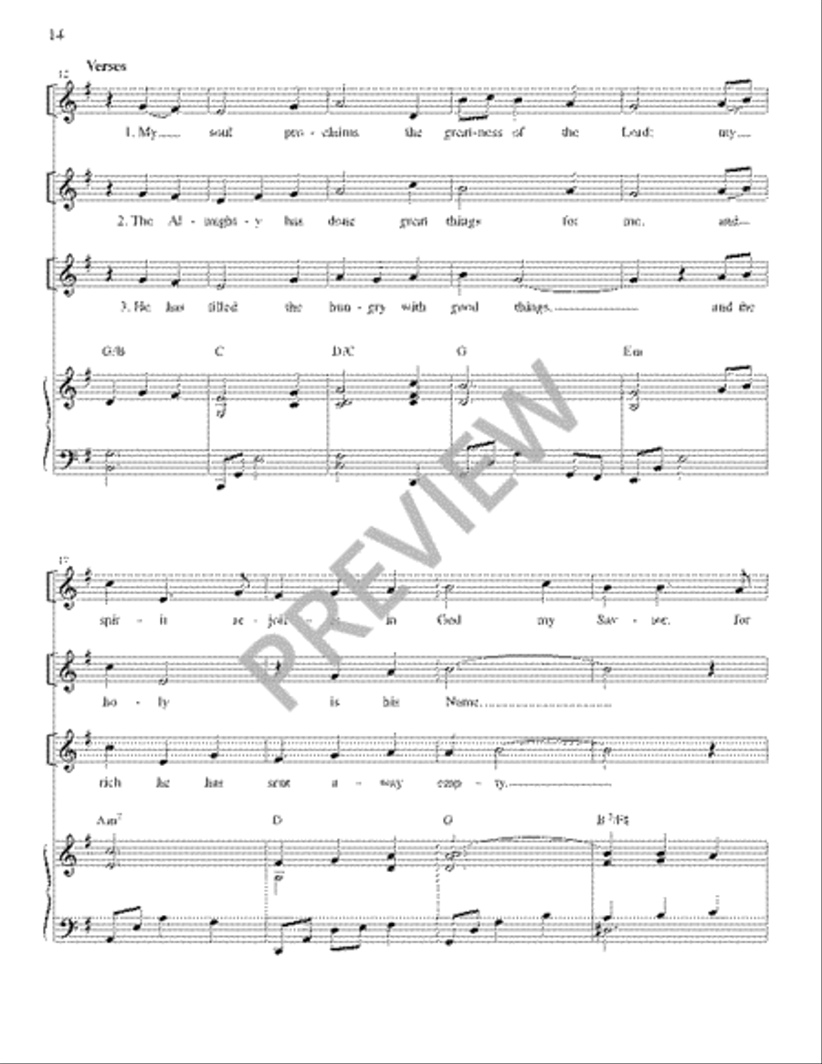 The Lyric Psalter, Year B Easy Piano scores gallery preview page 16