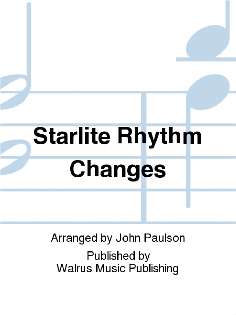 Starlite Rhythm Changes Big Band scores gallery preview page 1