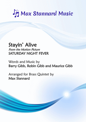 Book cover for Stayin' Alive from the Motion Picture SATURDAY NIGHT FEVER
