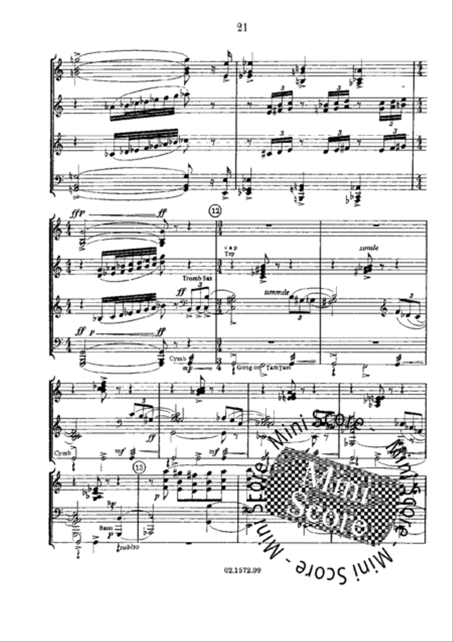Triptiek voor Fanfare Concert Band scores gallery preview page 24
