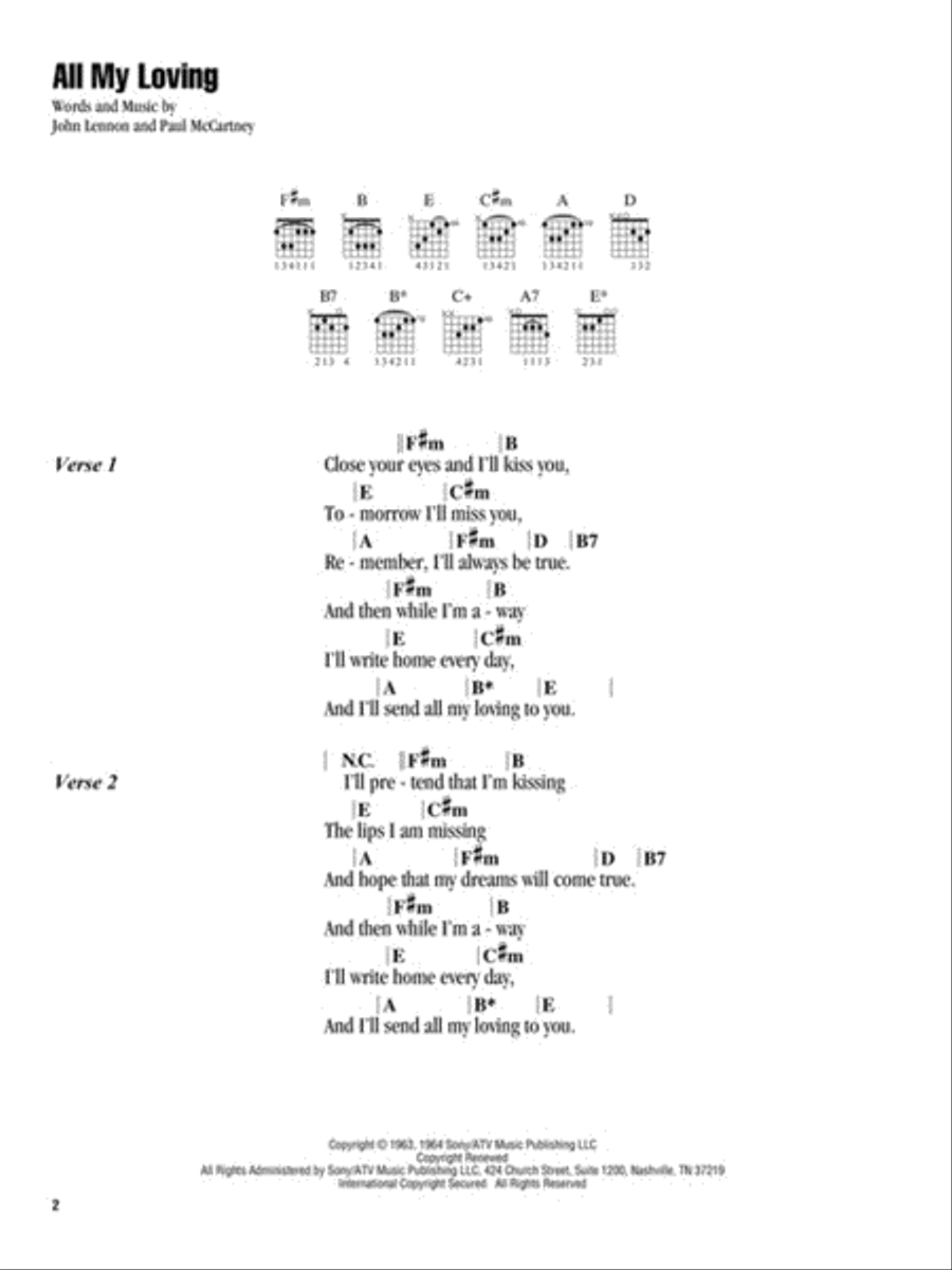 The Beatles – Strum & Sing Ukulele Ukulele scores gallery preview page 3