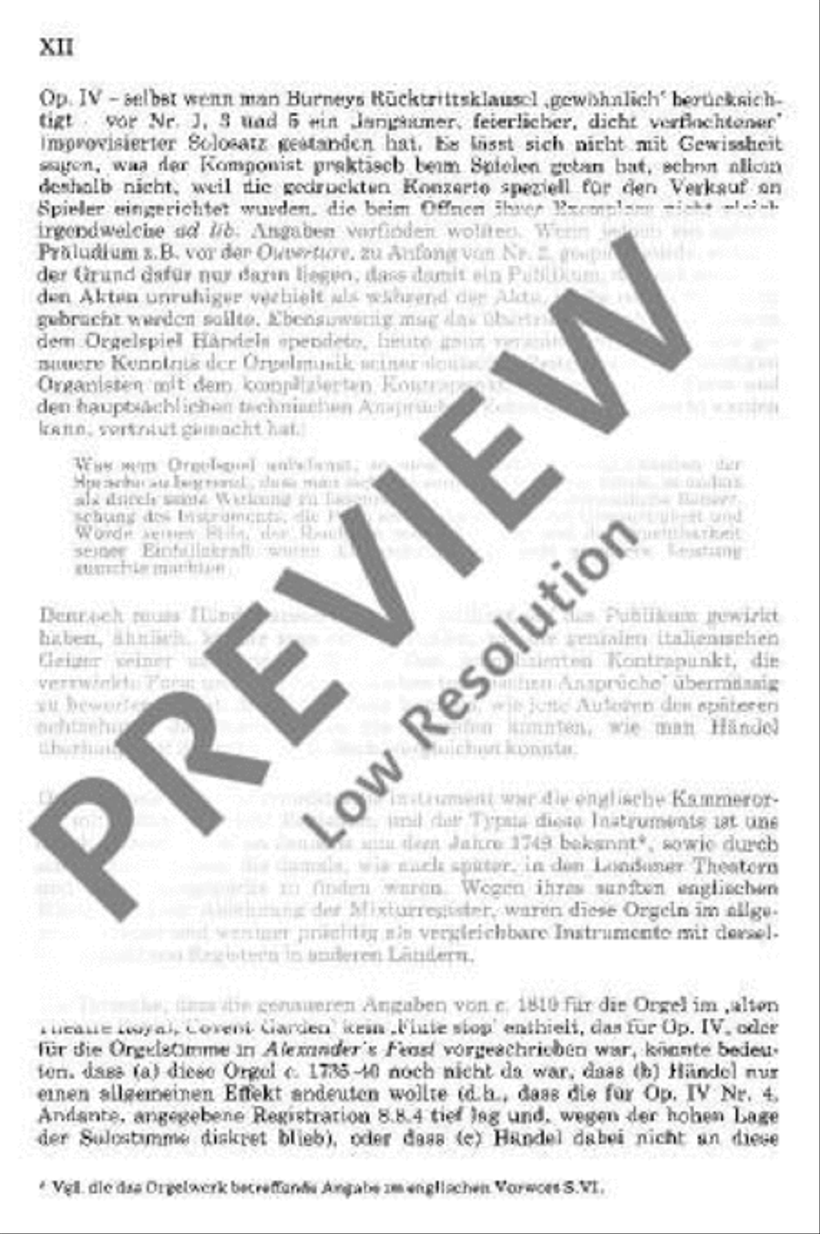 Organ concerto No. 6 B major Flute scores gallery preview page 13