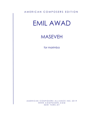 Book cover for [Awad] Maseveh