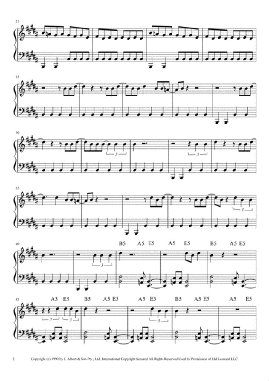 Thunderstruck Small Ensemble scores gallery preview page 2