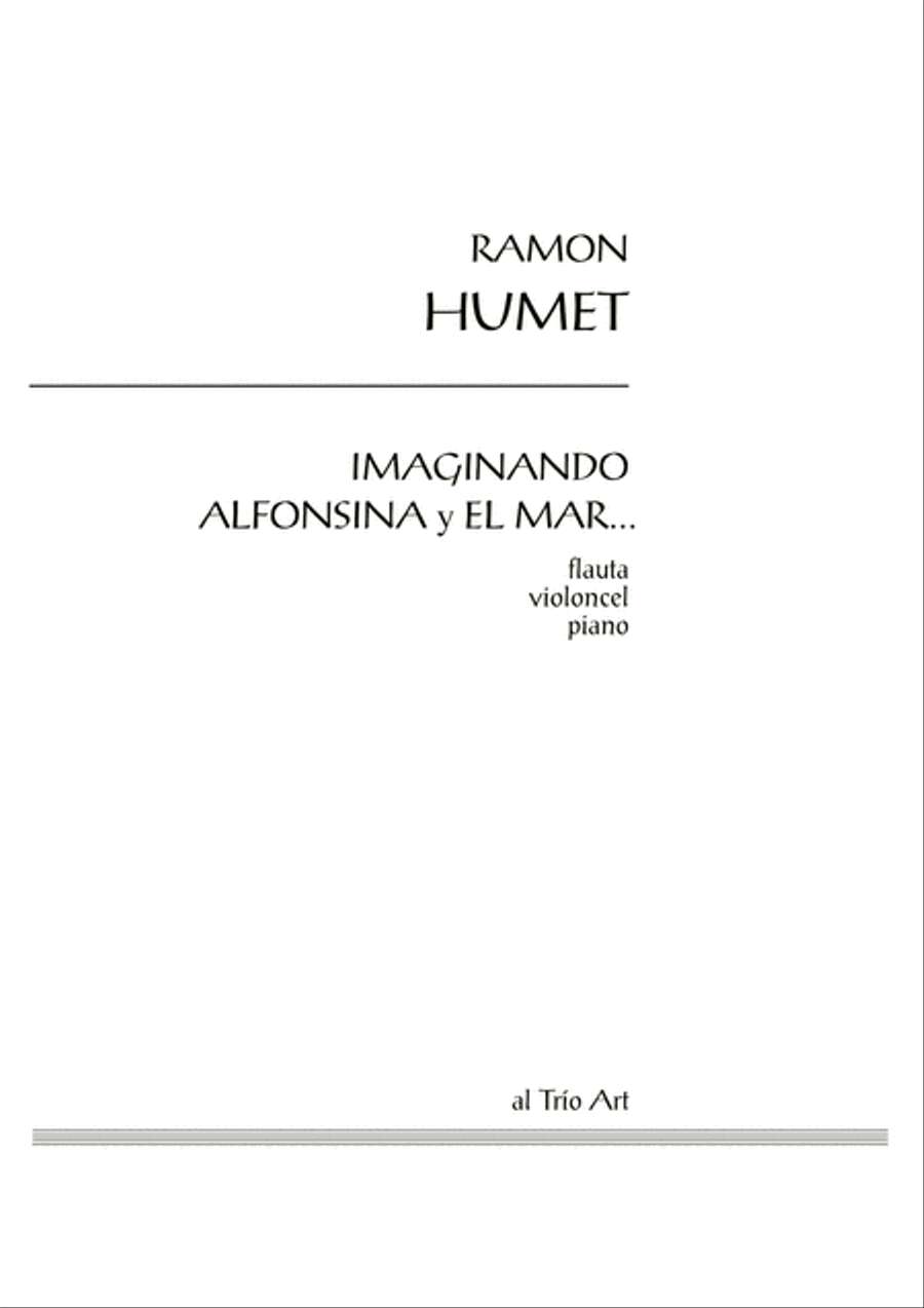 Imaginando Alfonsina y el mar... Flute scores gallery preview page 3