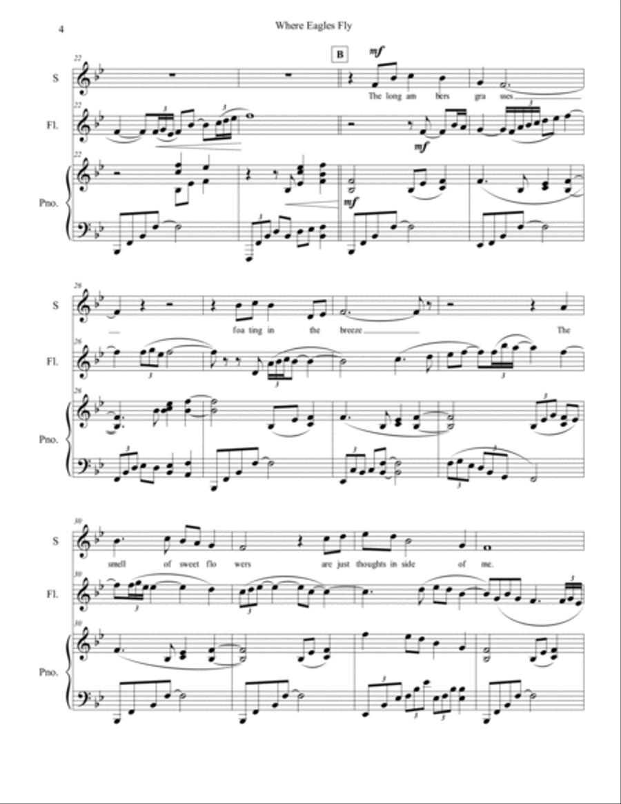Where Eagles Fly Where Eagles Fly Small Ensemble scores gallery preview page 4