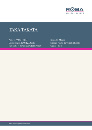 Book cover for TAKA TAKATA