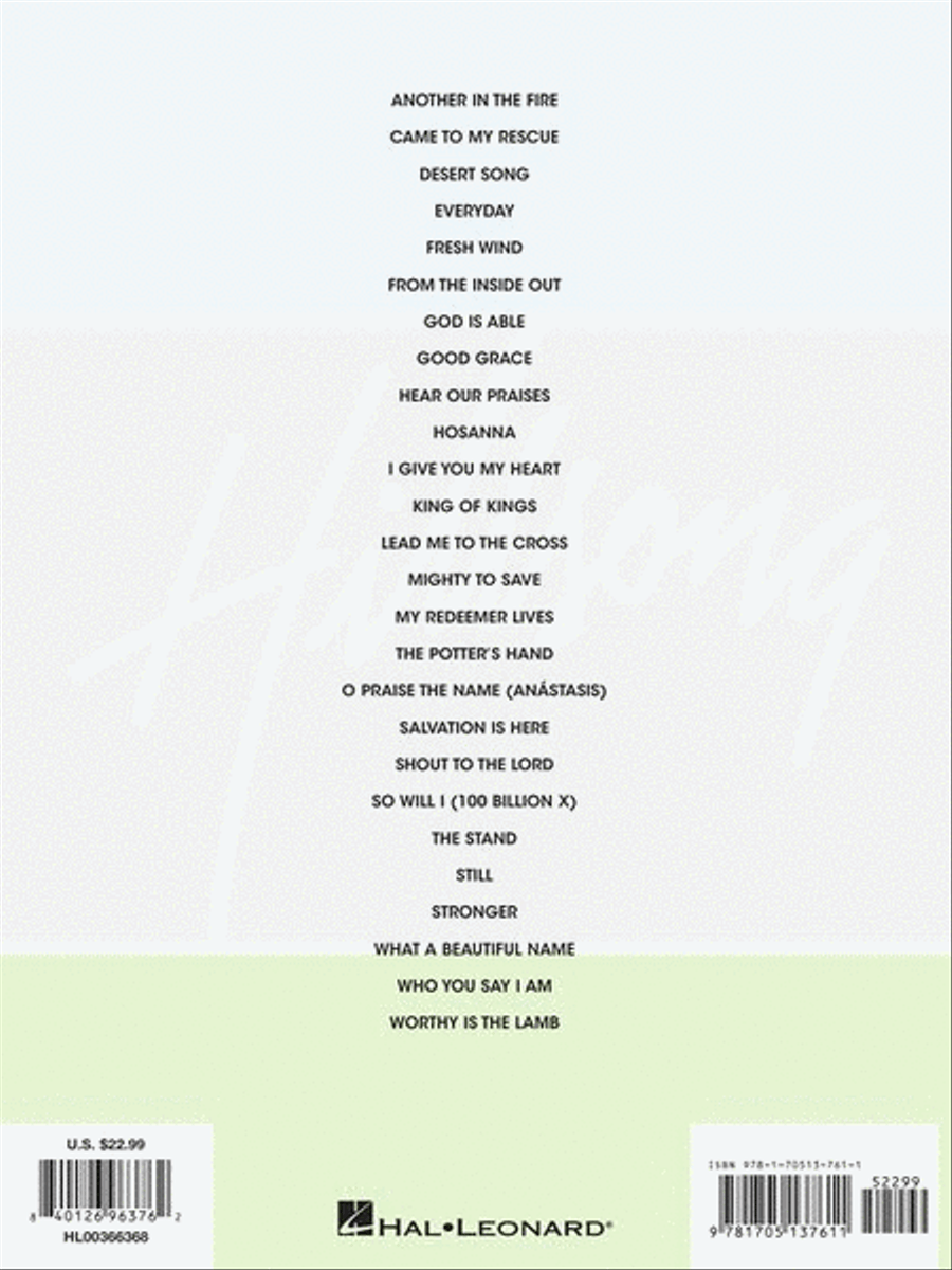 The Very Best of Hillsong Piano, Vocal, Guitar scores gallery preview page 7