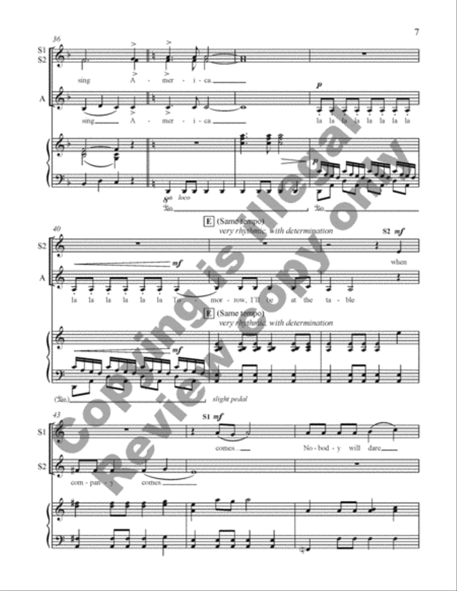 I, Too, Sing America Children's Choir scores gallery preview page 19