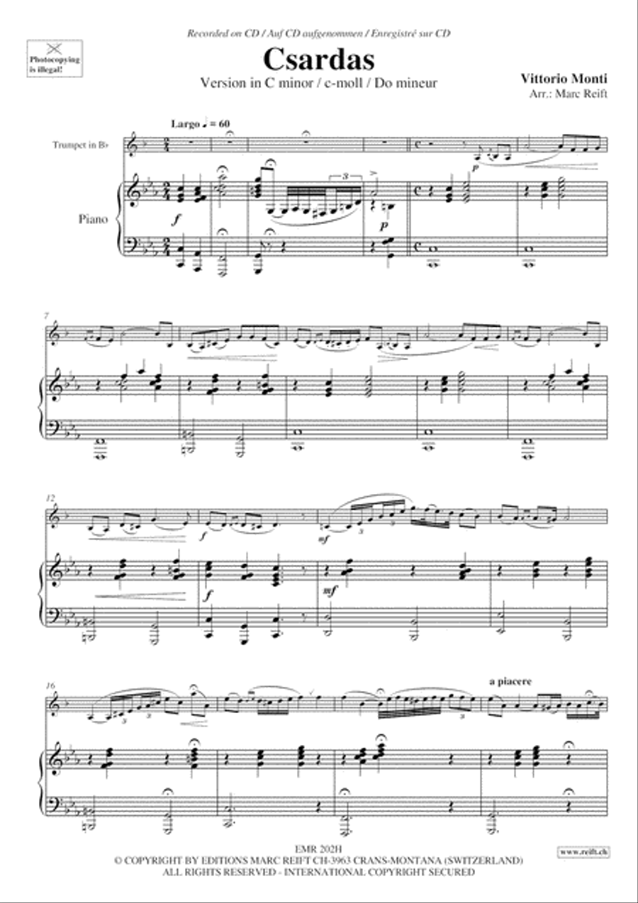 Csardas Cornet scores gallery preview page 4
