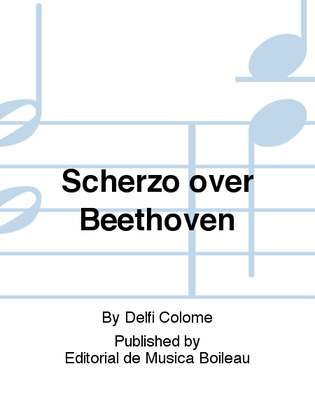 Book cover for Scherzo over Beethoven