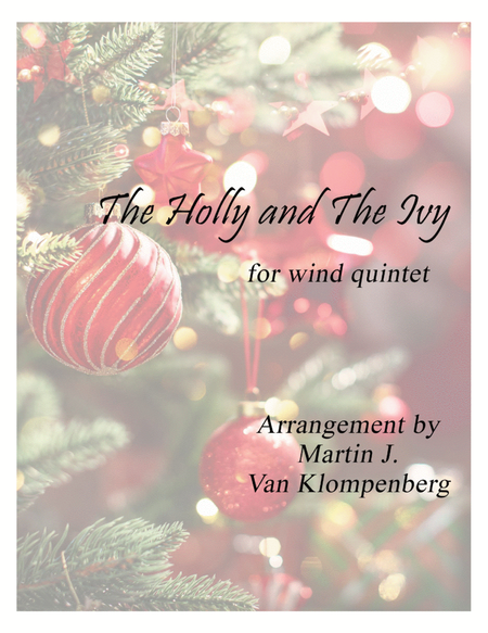 The Holly and The Ivy, for wind quintet