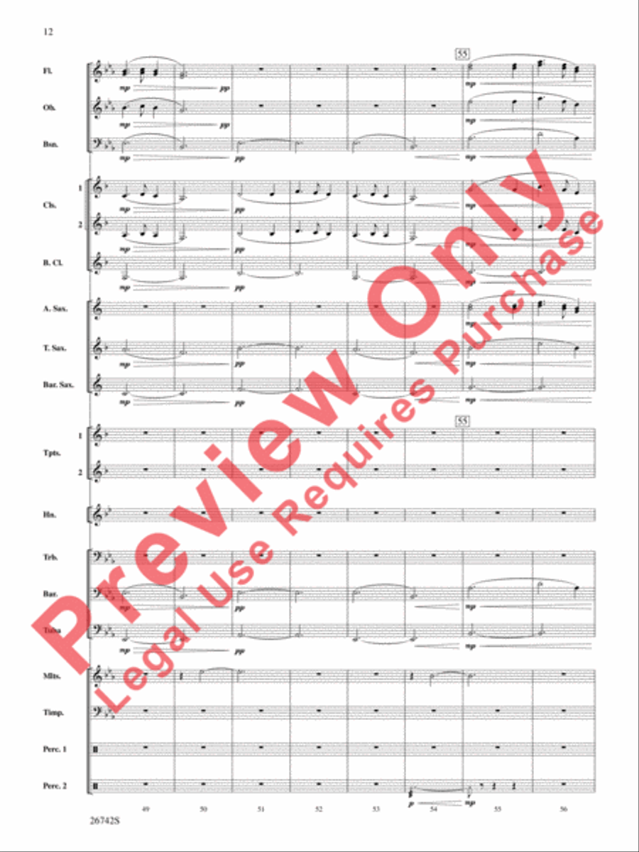 A Christmas Festival A Christmas Festival Concert Band scores gallery preview page 13