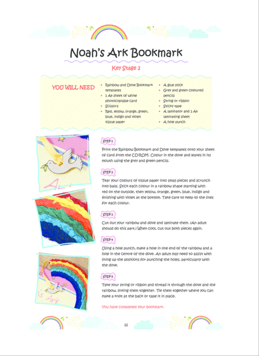 Colour, Make & Doodle - Bible Bookmarks + Cards Collection / Songbook scores gallery preview page 8