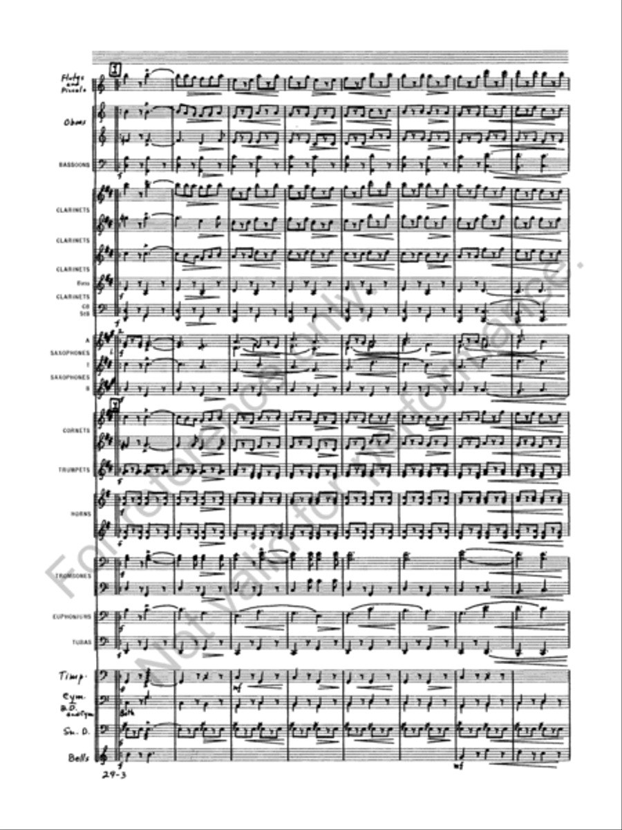 Semper Fidelis Concert Band scores gallery preview page 5