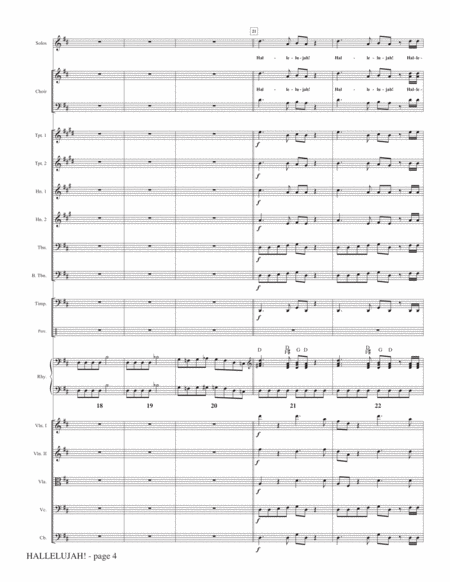 Hallelujah! (from Messiah Rocks) - Full Score