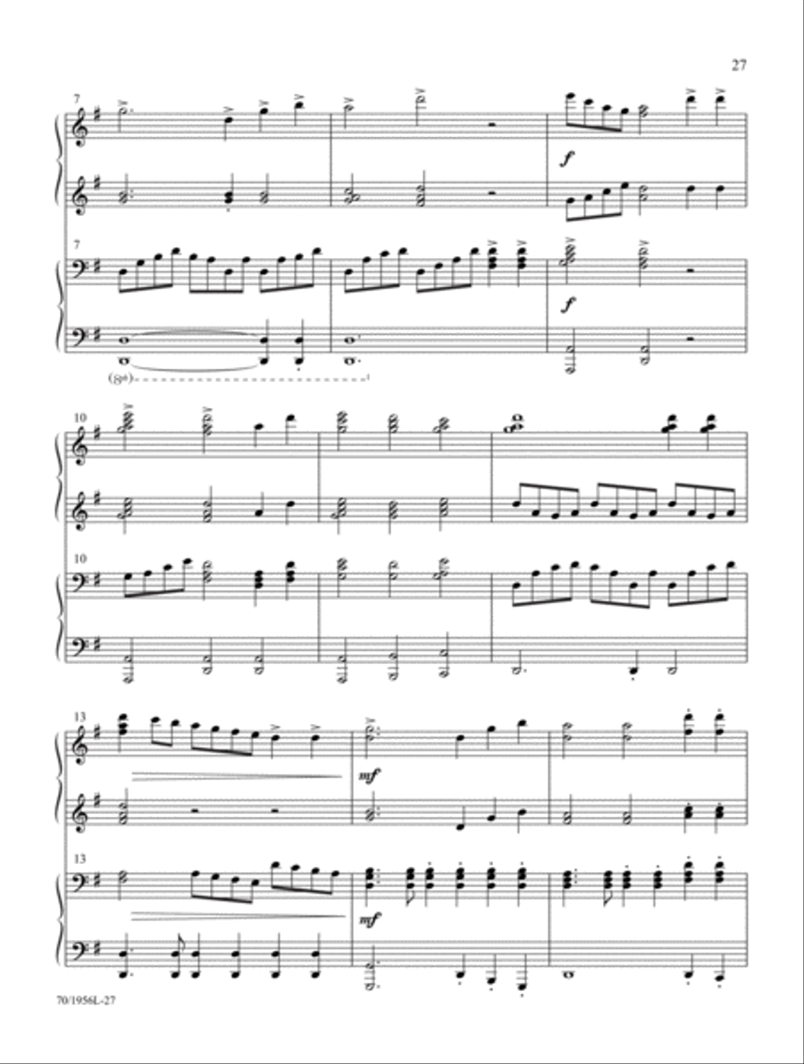 Praises and Prayers Praises and Prayers Piano Duet scores gallery preview page 19