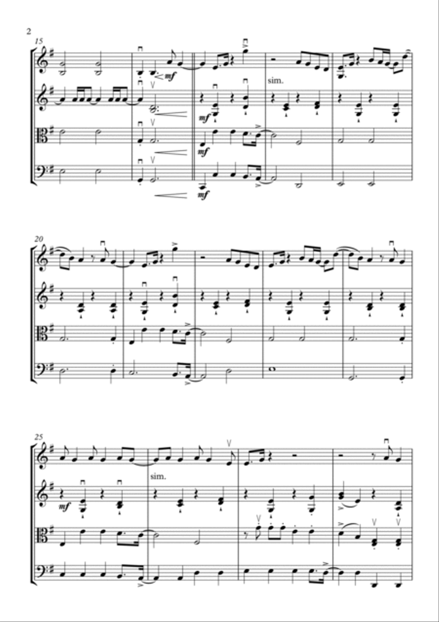 Giant String Quartet scores gallery preview page 2