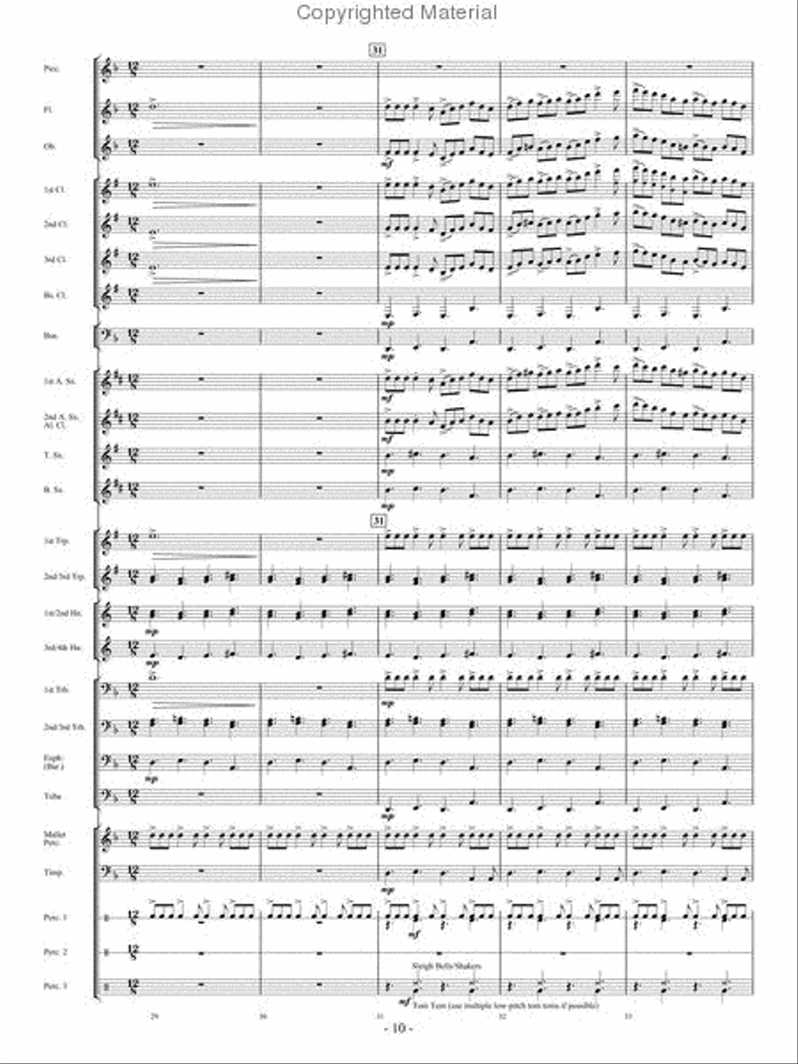 When The Tears Fell Concert Band scores gallery preview page 9