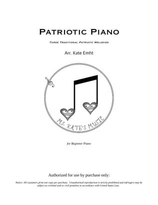 Patriotic Piano: "You're a Grand Old Flag," "Hail to the Chief," and "Taps" (Easy Piano)