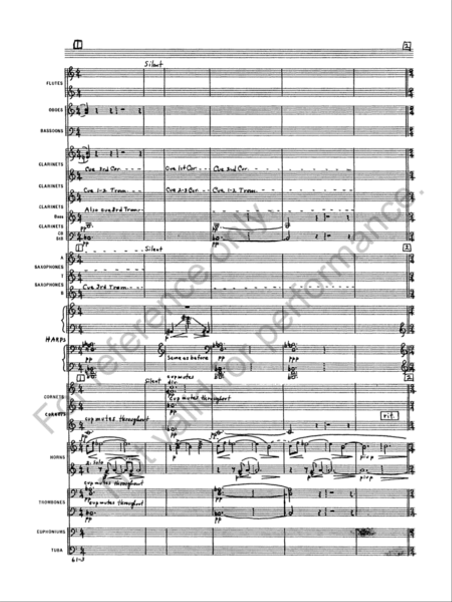 Prelude to the Afternoon of a Faun Concert Band scores gallery preview page 5