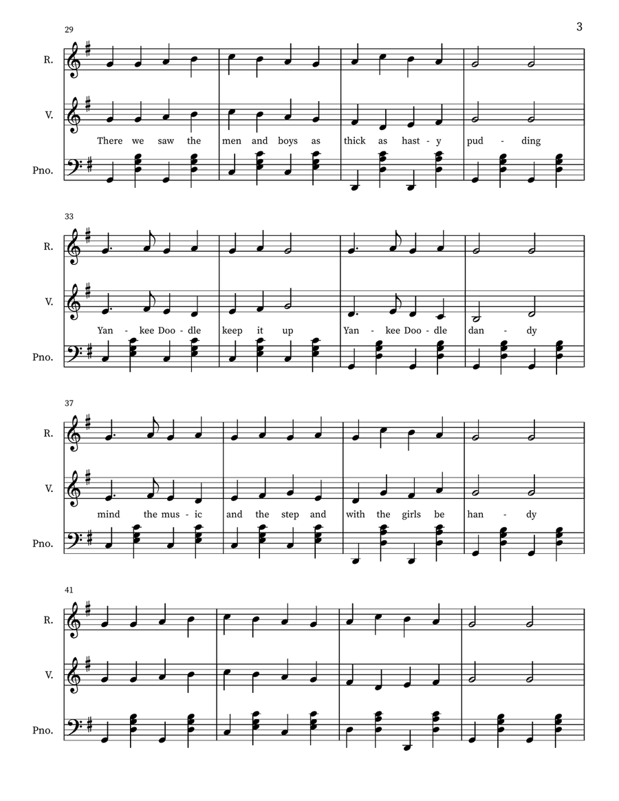 Yankee Doodle Large Ensemble scores gallery preview page 3